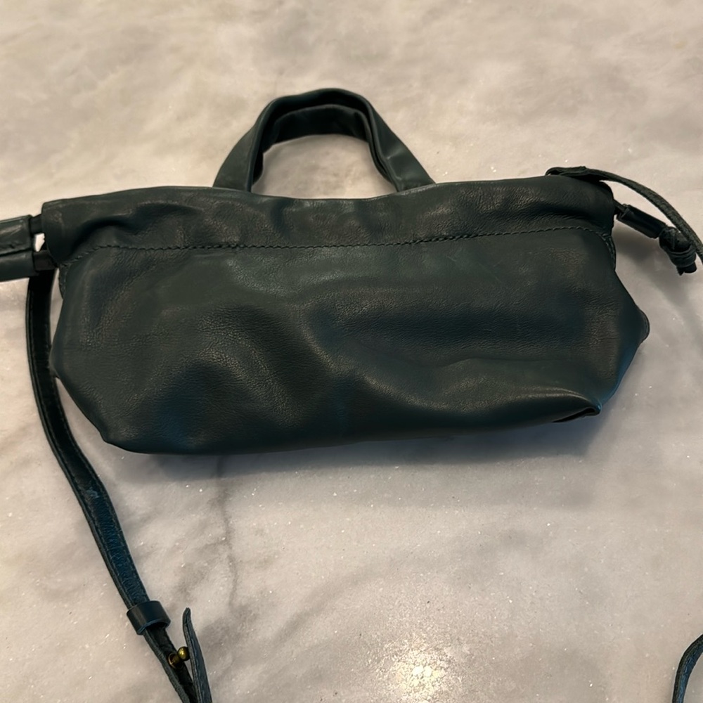 Madewell piazza mini crossbody bag- forest green